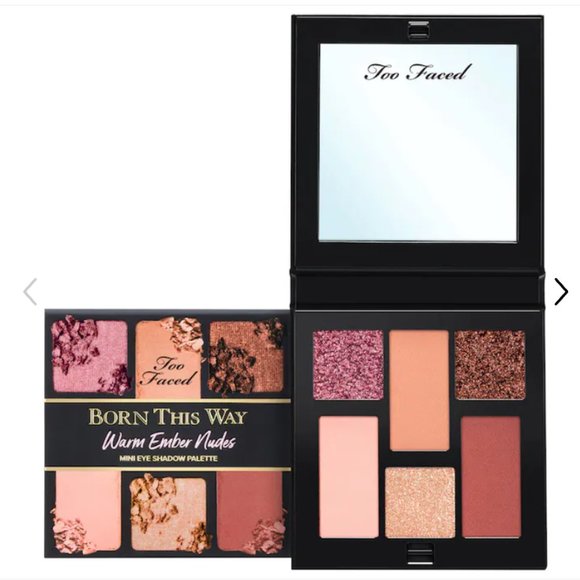 TOO FACED | Born This Way Warm Ember Nudes Mini Eyeshadow Palette - Picture 1 of 3